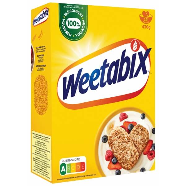Weetabix Müsli Original Vollkorn Cerealien in der 430g Verpackung