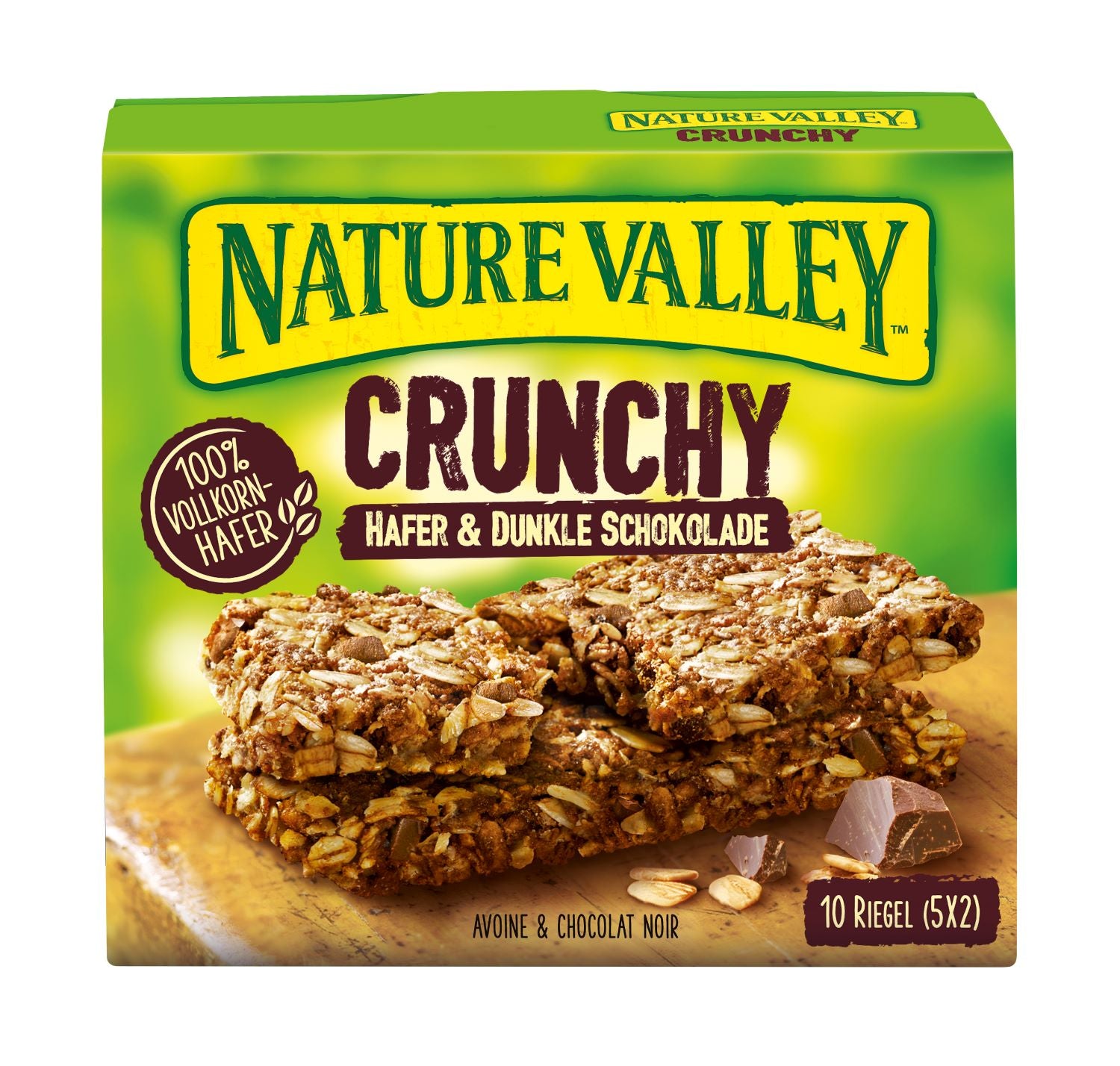 Nature Valley Crunchy 210g (5 x 42g) - Knusprig gebackene Haferriegel
