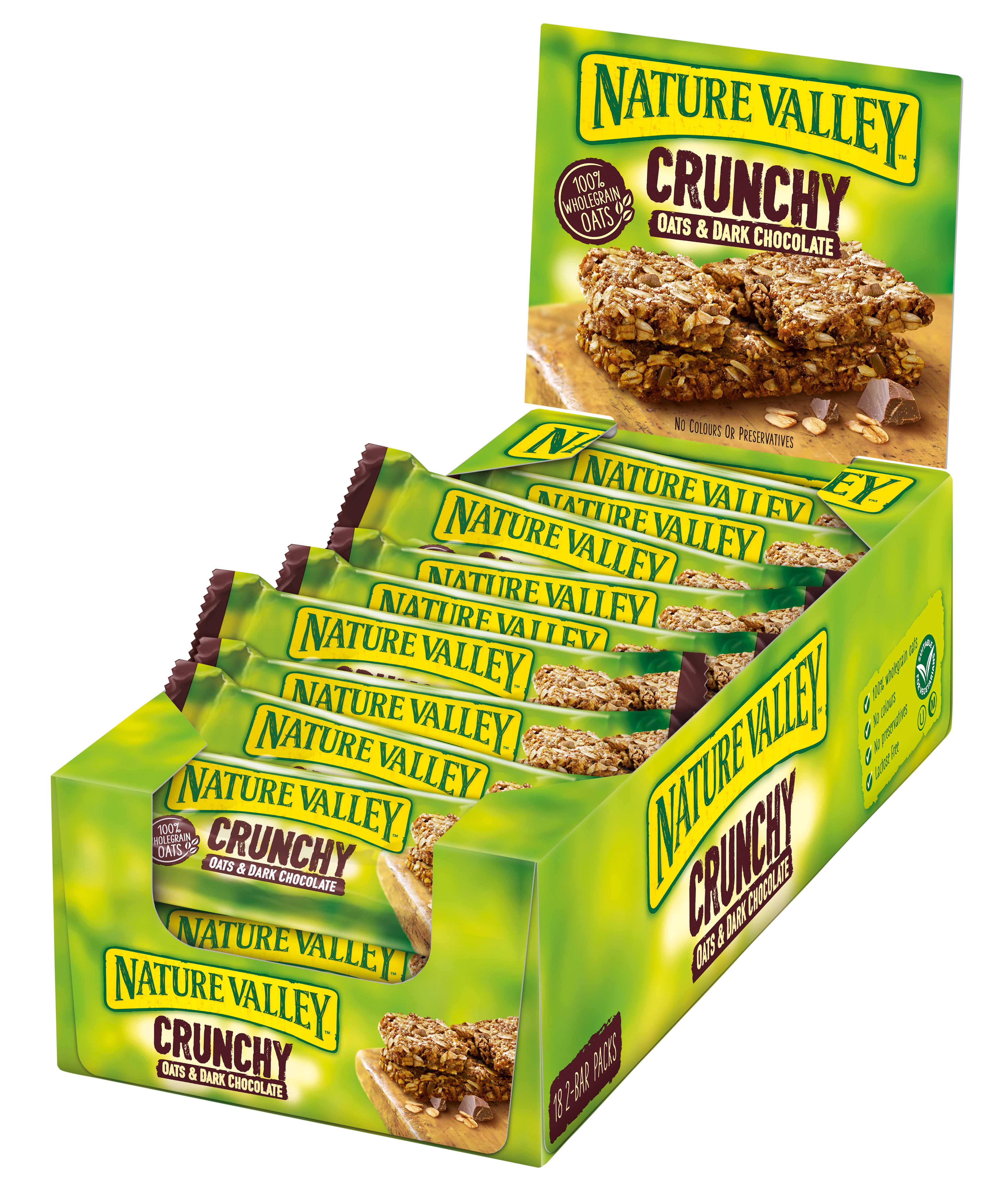 Nature Valley Crunchy Riegel 18x42g - Knusprig gebackene Haferriegel