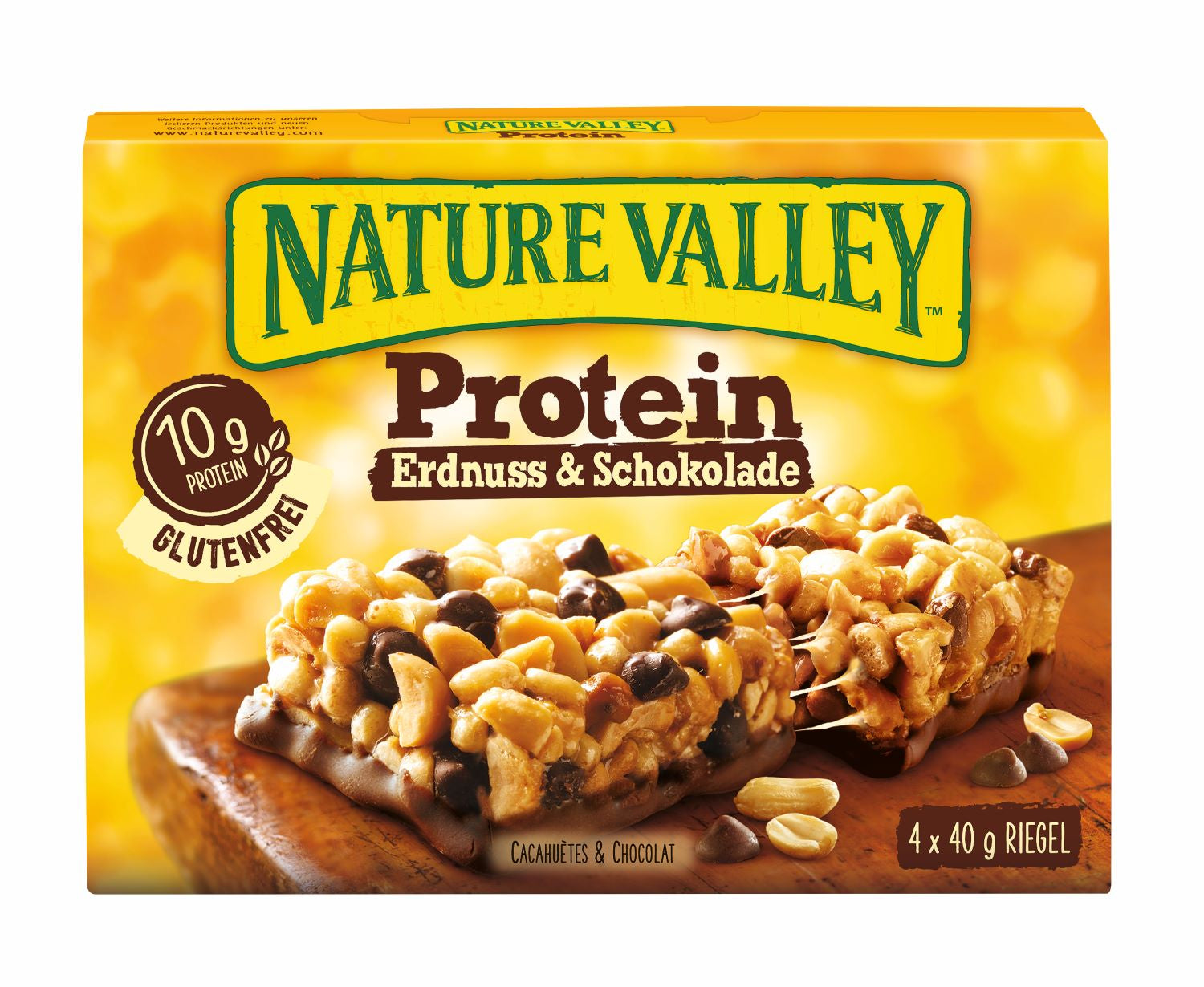 Nature Valley Protein Erdnuss und Schokolade mit 10g Protein 
