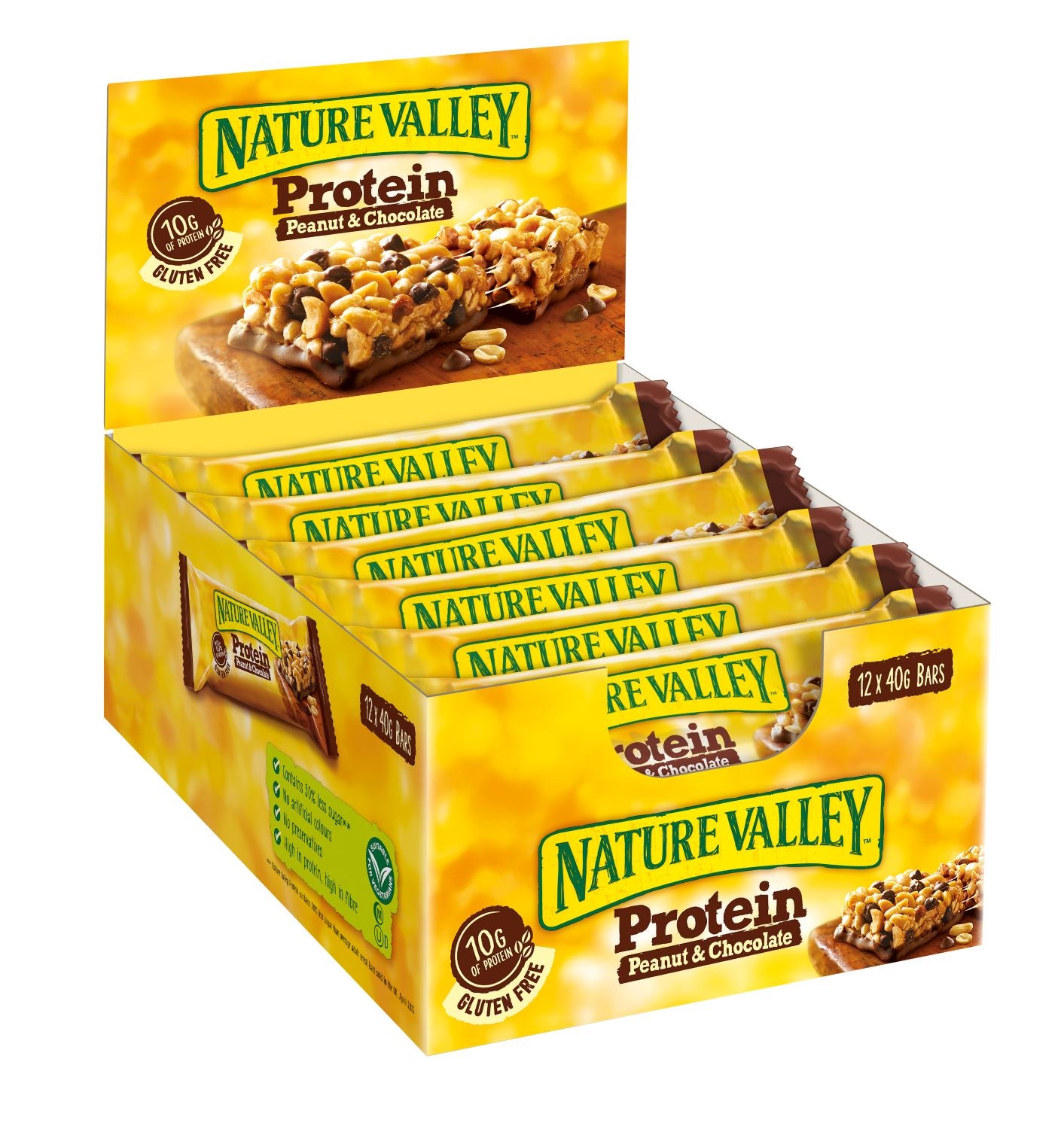 Nature Valley Protein - Chewy Nussriegel 12x40g