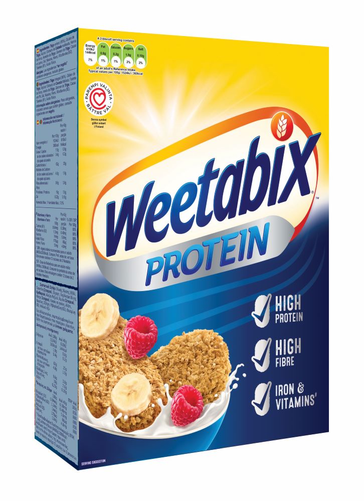Weetabix Protein Frühstückscerealien 440g - gesunde Cerealien mit viel Eiweiß und Ballaststoffen