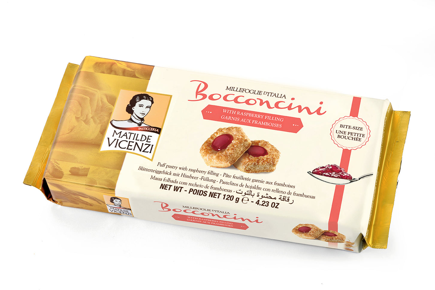 Vicenzi Bocconcini gefüllte Blätterteig-Kreationen - in fünf köstlichen Sorten